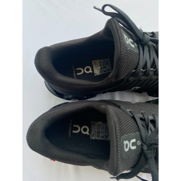 On Running Trainers CloudSwift 3 AD Triple Black Swiss Shoes Womens Size 8.5 - Picture 4 of 11